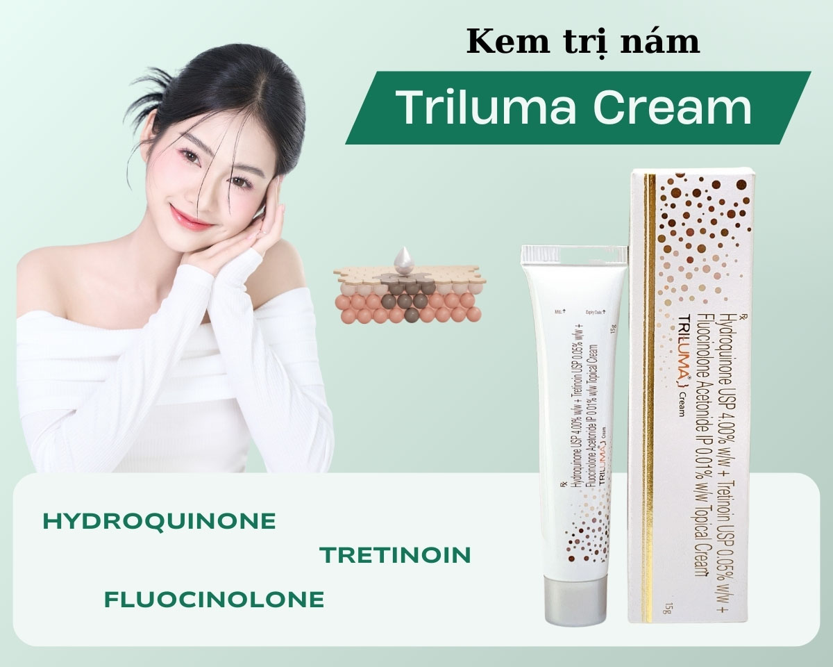 Triluma Cream (Ấn Độ) 15g 12 Triluma Cream (Ấn Độ) 15g