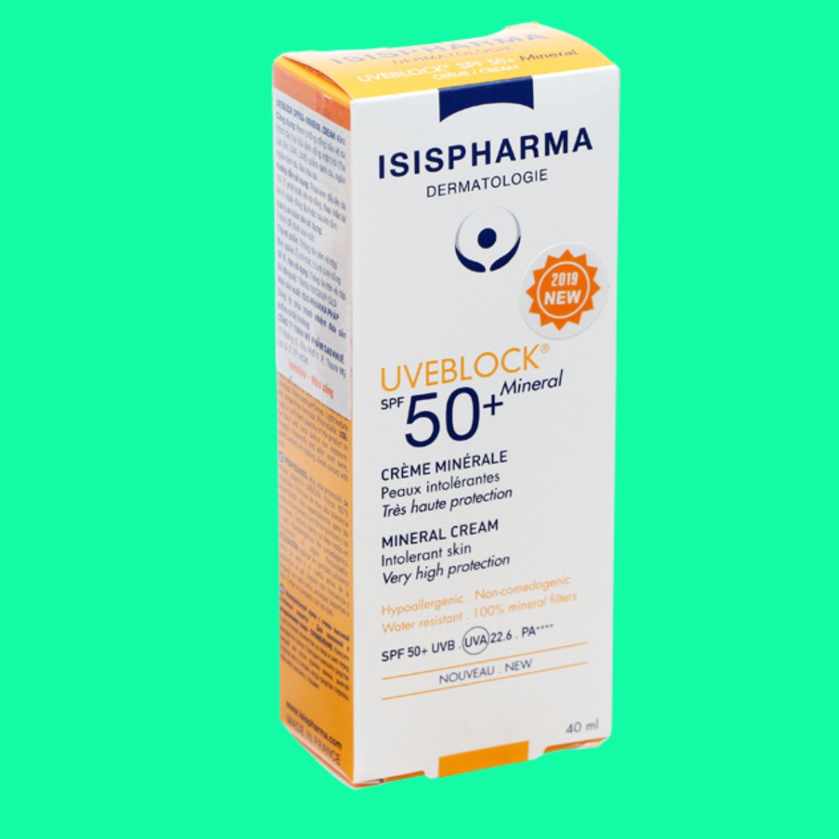 Uveblock® SPF50+ Mineral IsisPharma (4) Uveblock® SPF50+ Mineral Cream IsisPharma