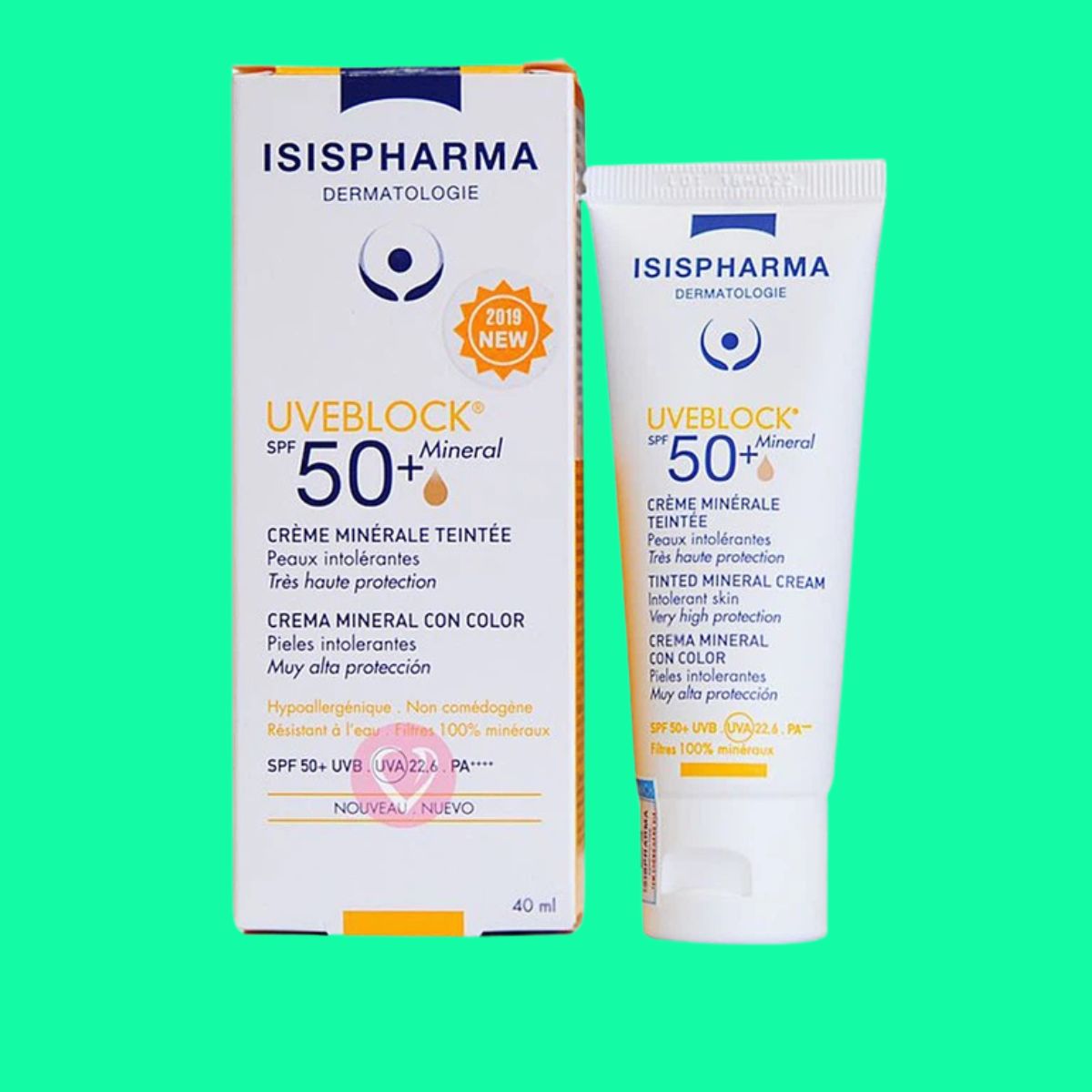 Uveblock® SPF50+ Mineral IsisPharma (8) Uveblock® SPF50+ Mineral Cream IsisPharma