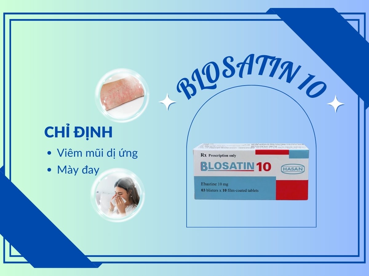 Blosatin 10mg 16 Thuốc Blosatin 10