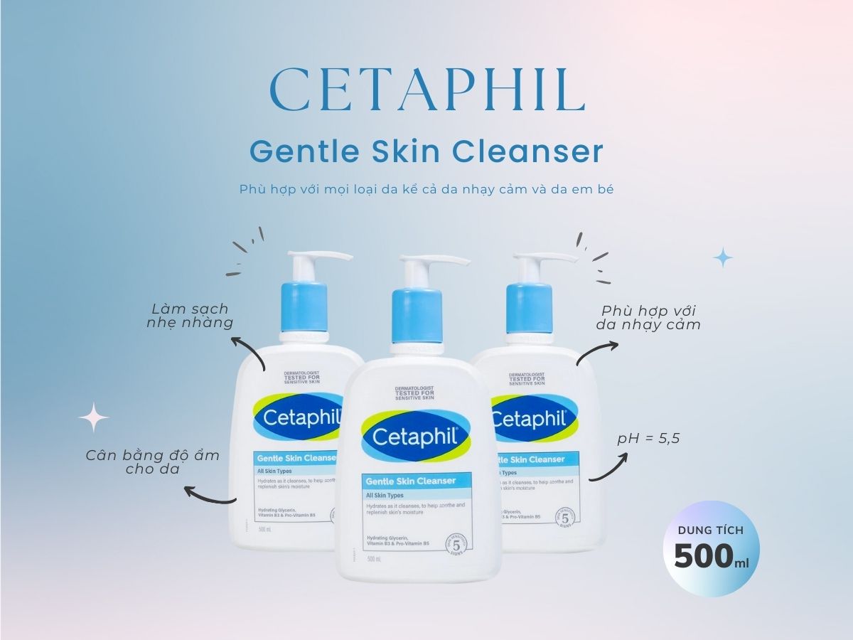 Cetaphil Gentle Skin Cleanser 500ml