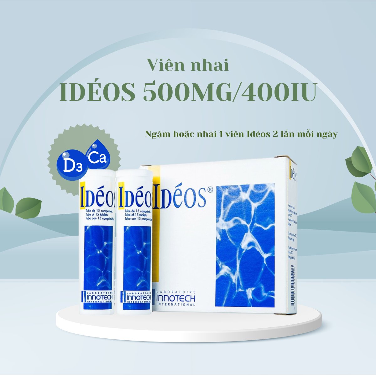 Idéos 500mg/400IU 13 Thuốc Idéos 500mg/400IU