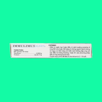 Immulimus 0.03% 6 Thuốc Immulimus 0.03%