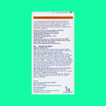 Mixtard 30 Flexpen 100 IU/ml 4 Thuốc Mixtard 30 Flexpen 100 IU/ml