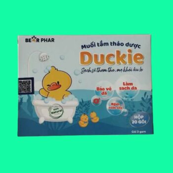 Muối tắm thảo dược Duckie 2 Muối tắm thảo dược Duckie 20 gói