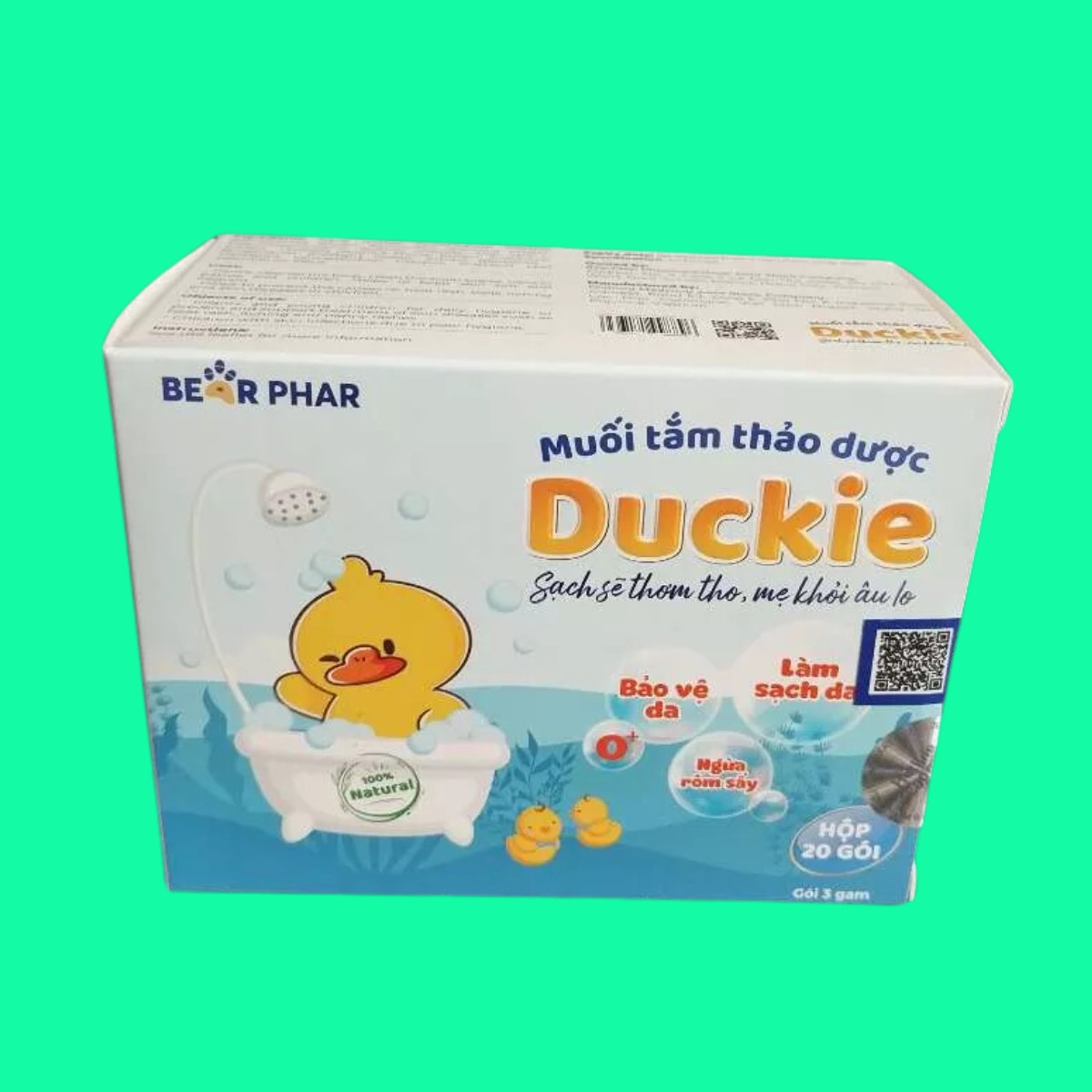 muoi-tam-thao-duoc-duckie-2 Muối tắm thảo dược Duckie 20 gói