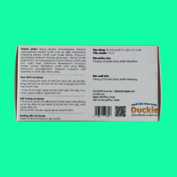Muối tắm thảo dược Duckie 7 Muối tắm thảo dược Duckie 20 gói