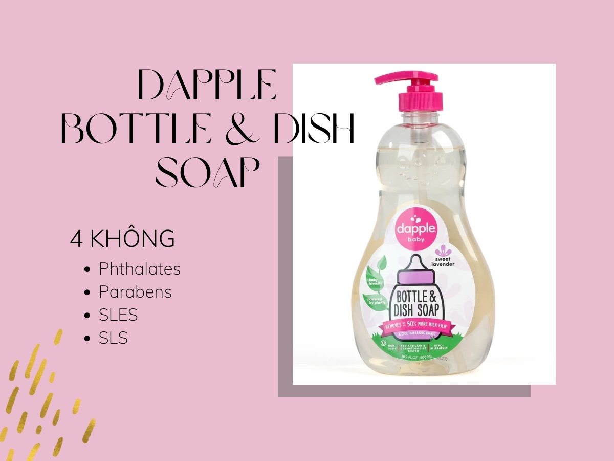 Nước rửa bình sữa Dapple