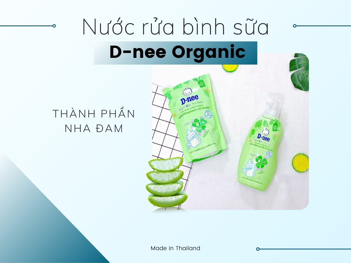 Nước rửa bình sữa Dnee Organic