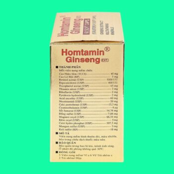 Homtamin Ginseng ext 8 Homtamin Ginseng ext