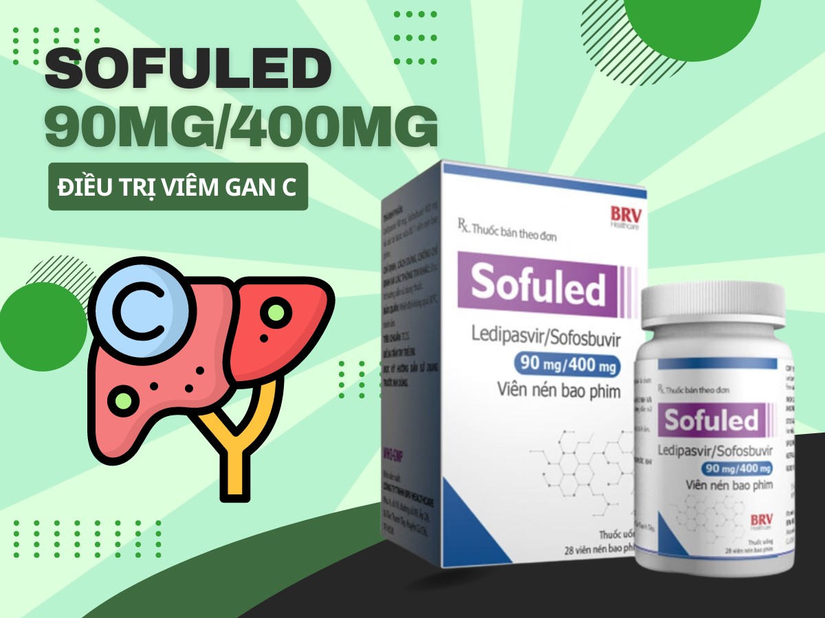 Thuốc Sofuled 90mg/400mg điều trị viêm gan C