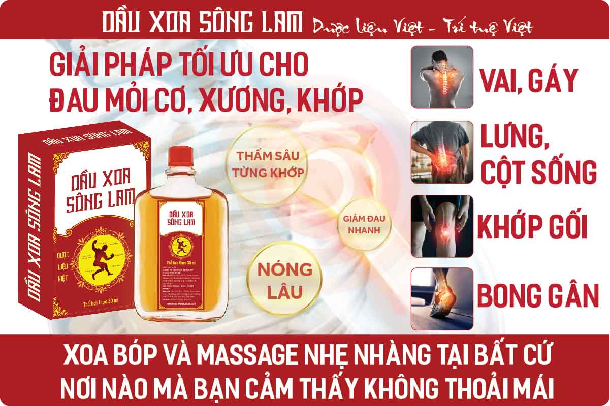 Dầu xoa Sông Lam 13 Dầu xoa Sông Lam