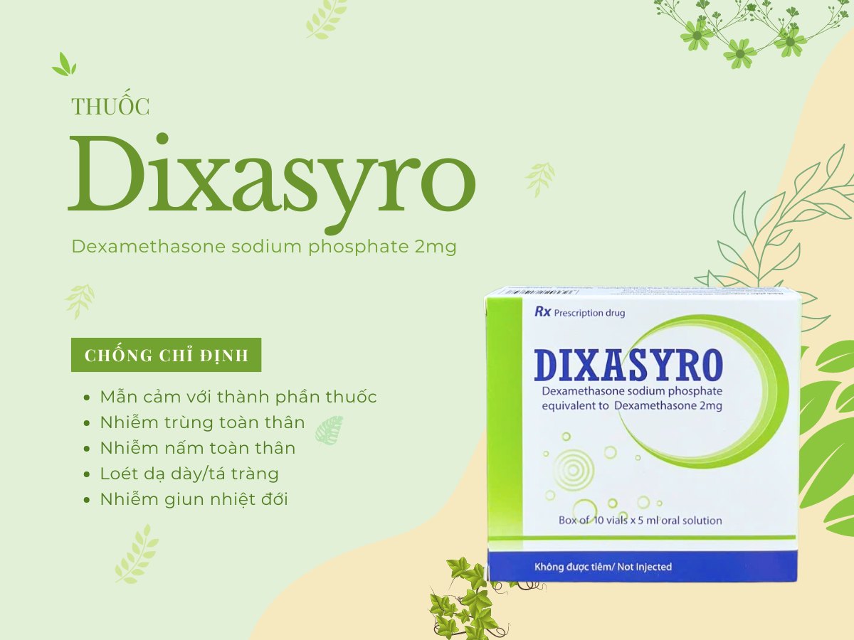 Dixasyro 2mg/5ml 13 Thuốc Dixasyro 2mg/5ml