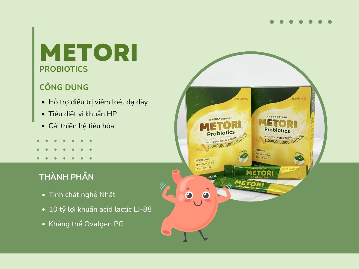 Men Metori Probiotics 13 Men lợi khuẩn Metori Probiotics