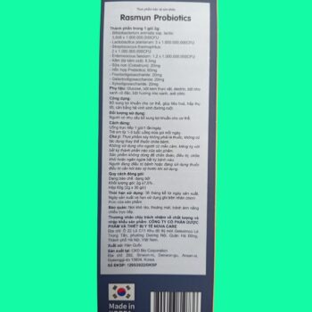Men vi sinh Rasmun Probiotics 2g 5 Men vi sinh Rasmun Probiotics