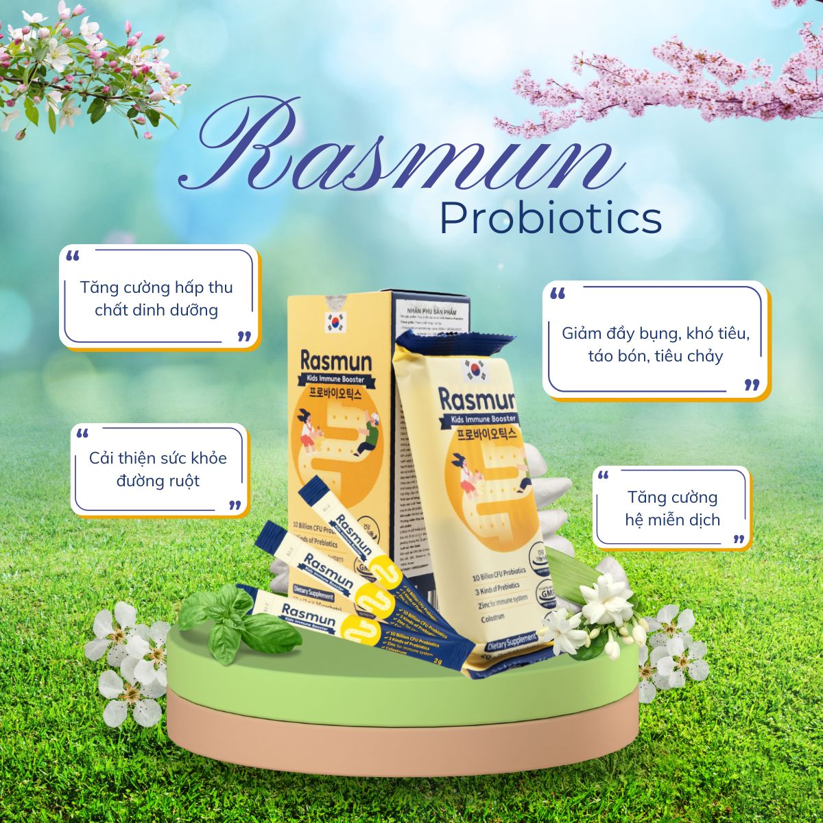 Men vi sinh Rasmun Probiotics 2g 10 Men vi sinh Rasmun Probiotics