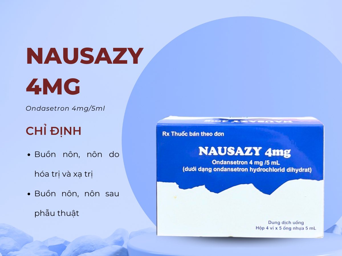 Nausazy 4mg/5ml 13 Thuốc Nausazy 4mg