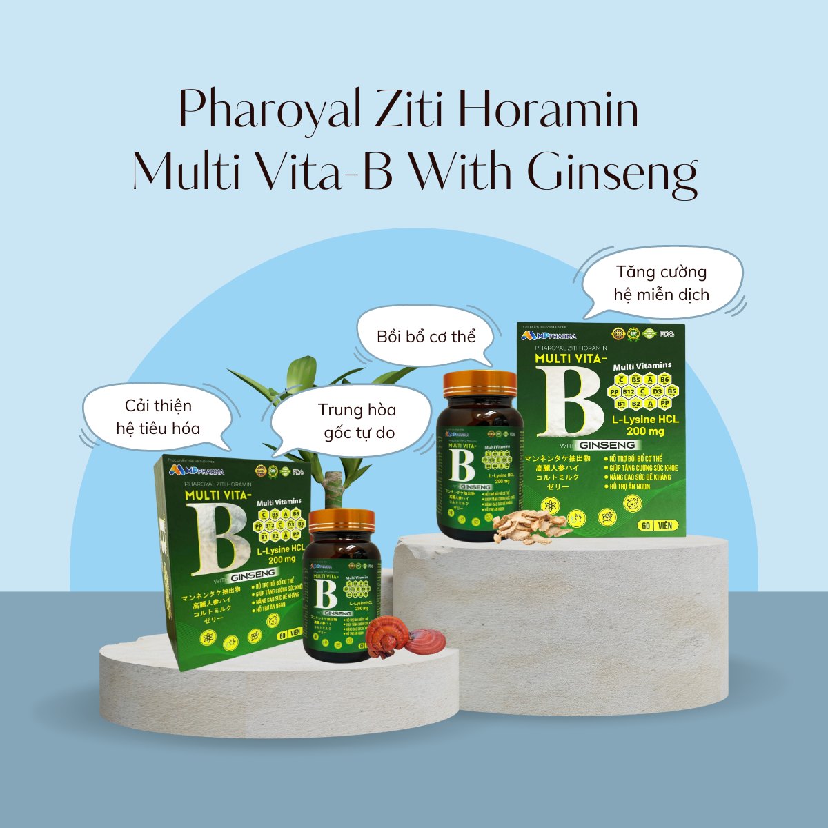 Pharoyal Ziti Horamin Multi Vita-B With Ginseng 10 Pharoyal Ziti Horamin Multi Vita-B With Ginseng