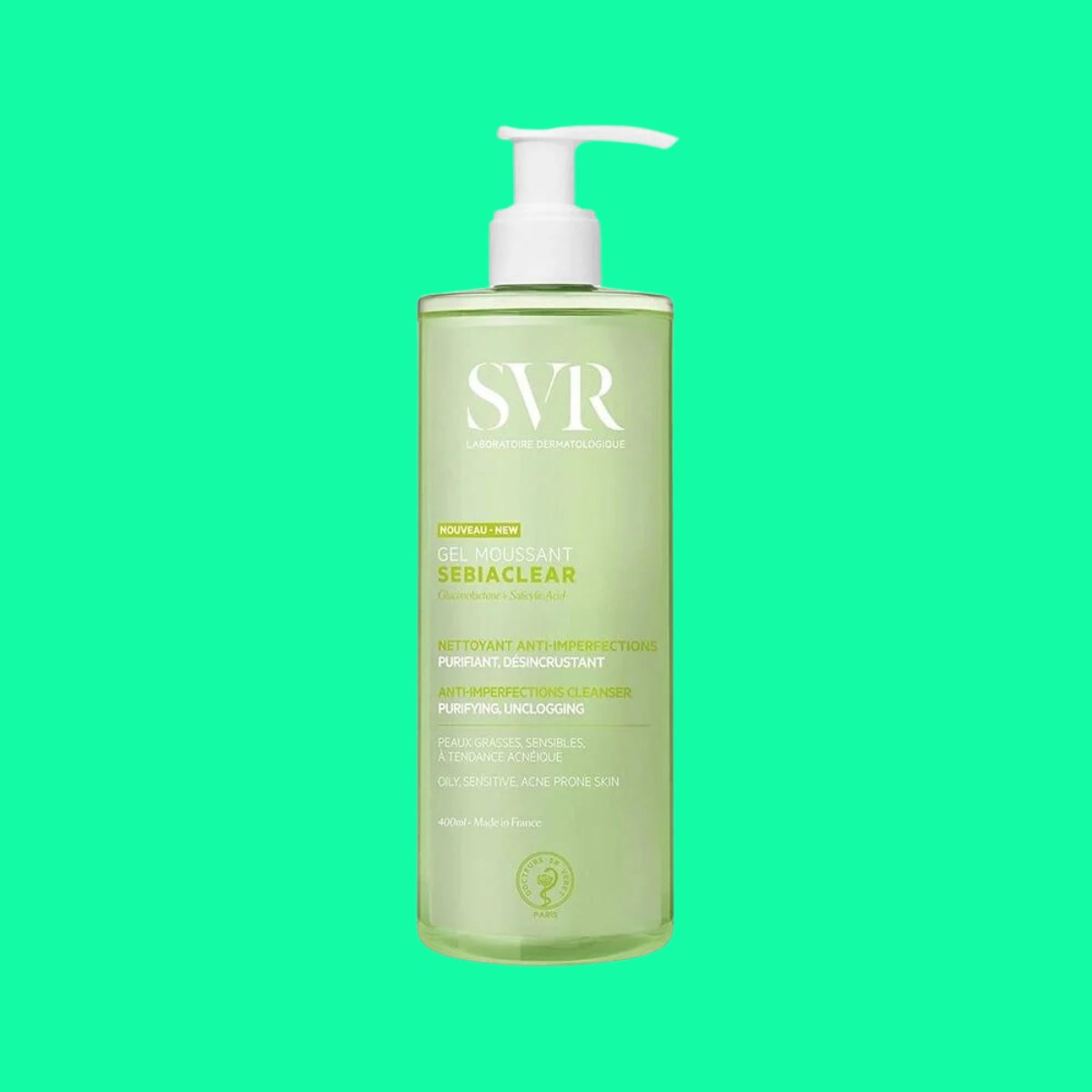 svr-gel-moussant-sebiaclear-2 Gel rửa mặt SVR Gel Moussant Sebiaclear