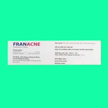 Franacne 20mg 4 Franacne 20mg