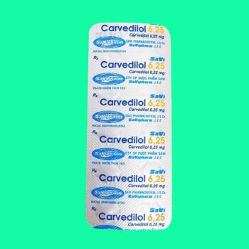 SaVi Carvedilol 6.25 6 SaVi Carvedilol 6.25