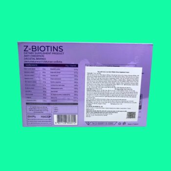 Z-Biotins Dietary Supplement Product 4 Z-Biotins Dietary Supplement Product