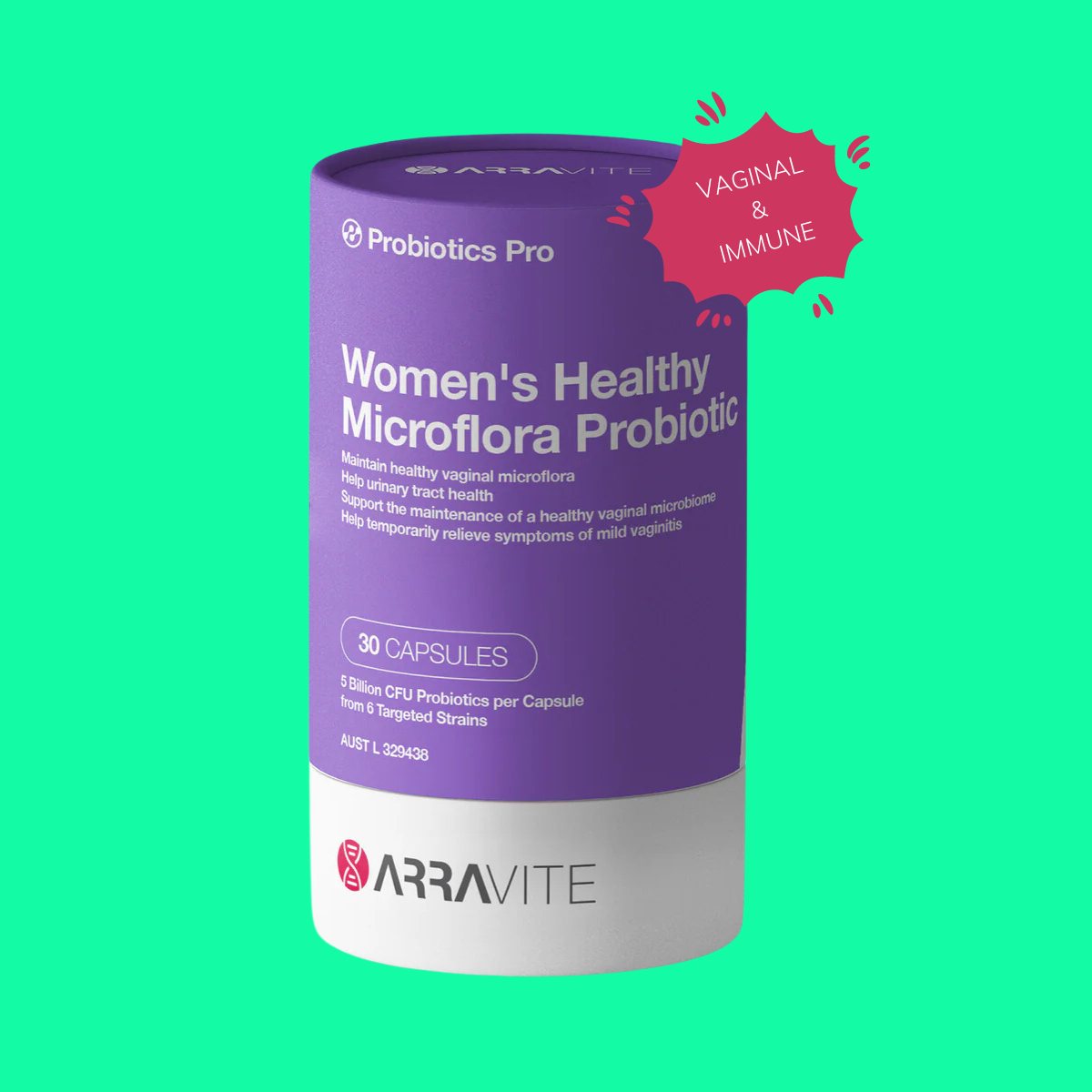 arravite-womens-healthy-microflora-probiotic-2 Men ARRAVITE Women's Healthy Microflora Probiotic