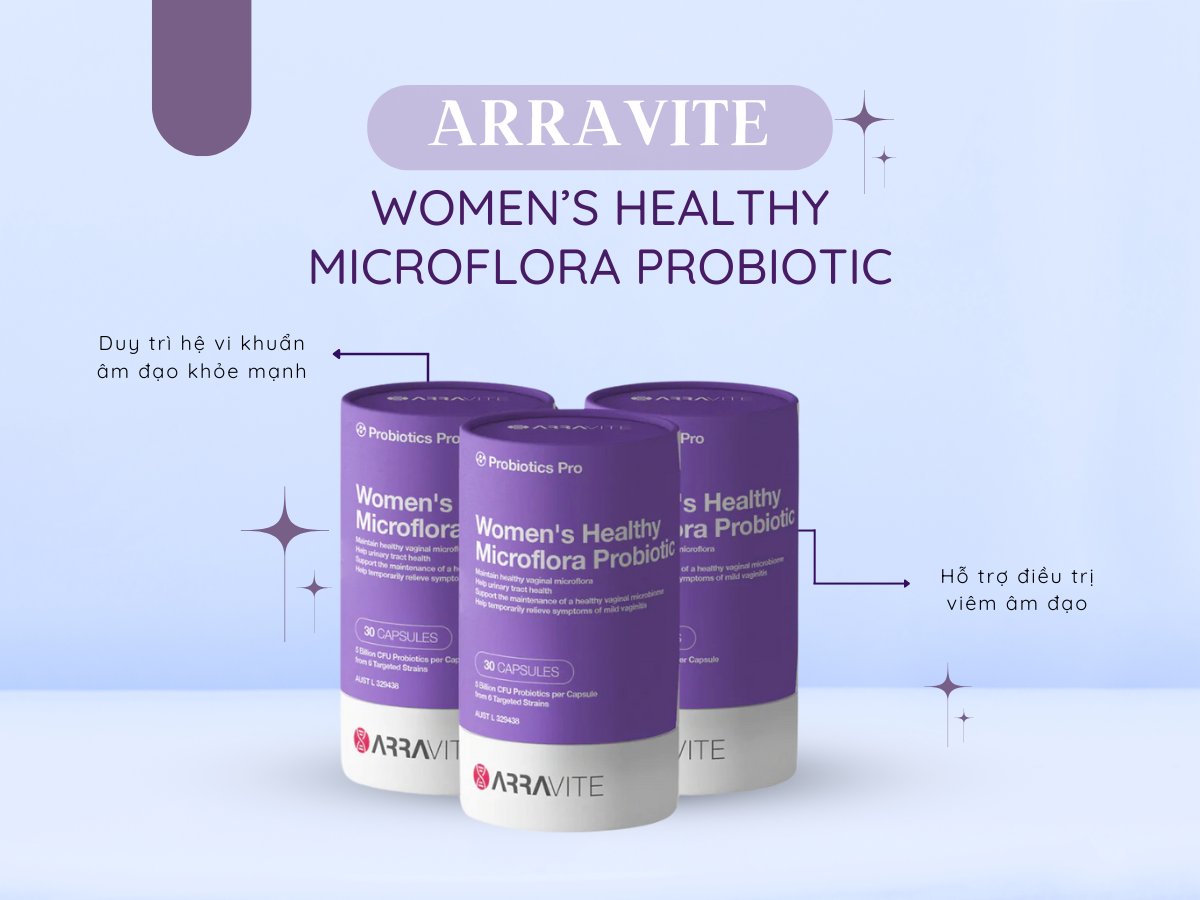 ARRAVITE Women's Healthy Microflora Probiotic 10 Men ARRAVITE Women's Healthy Microflora Probiotic