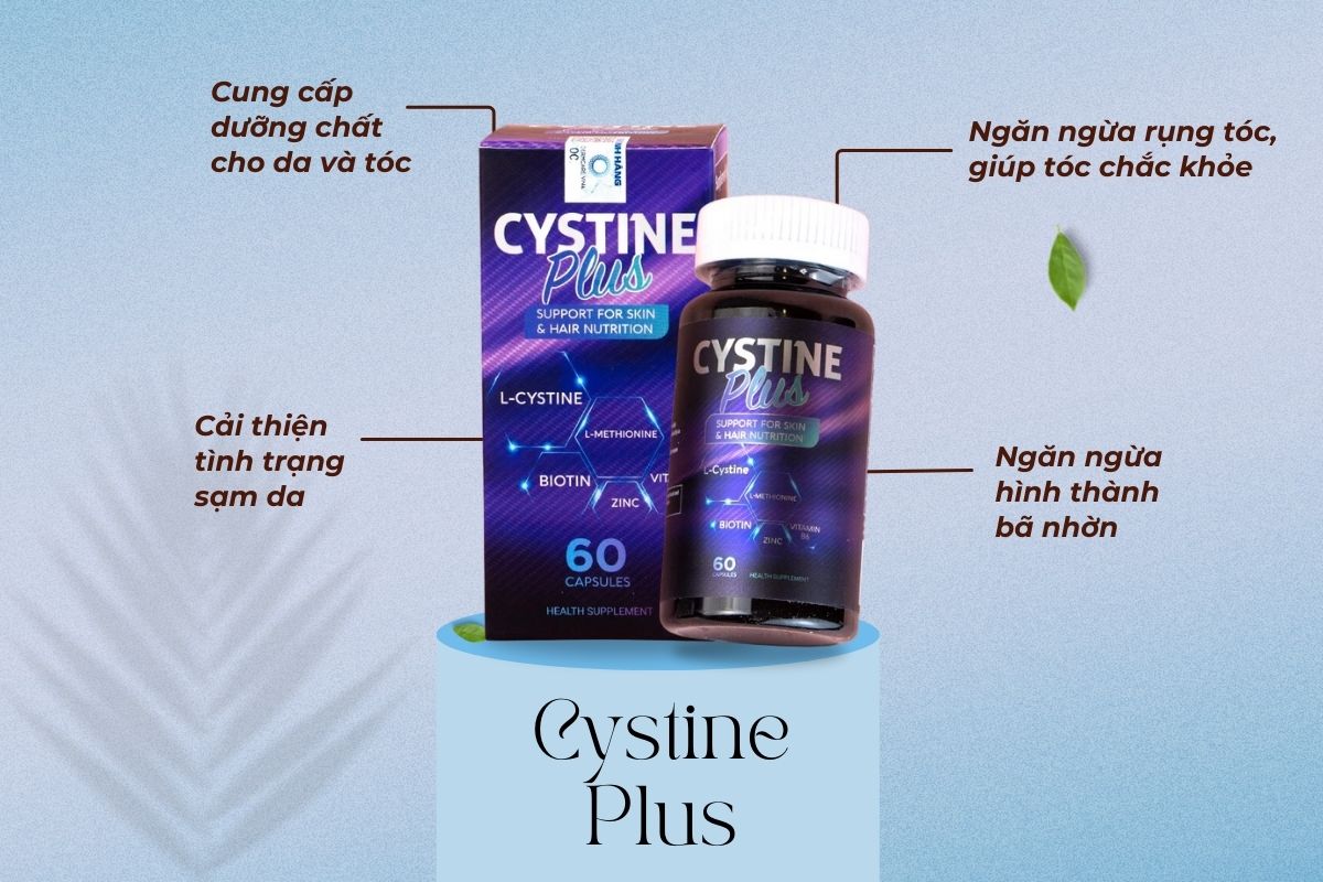 Cystine Plus 11 Cystine Plus cung cấp dưỡng chất giúp da và tóc khỏe mạnh