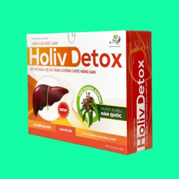 Viên giải độc gan Holiv Detox 3 Viên giải độc gan Holiv Detox