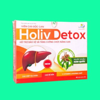 Viên giải độc gan Holiv Detox 4 Viên giải độc gan Holiv Detox