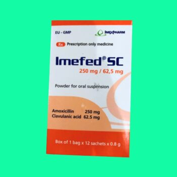 Imefed SC 250mg/62,5mg 3 Thuốc Imefed SC 250mg/62,5mg