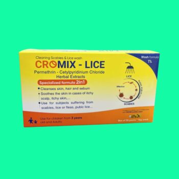 Dầu tắm gói CROMIX LICE 2 Dầu tắm gói CROMIX LICE