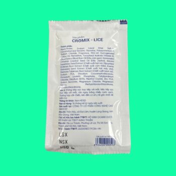 Dầu tắm gói CROMIX LICE 7 Dầu tắm gói CROMIX LICE