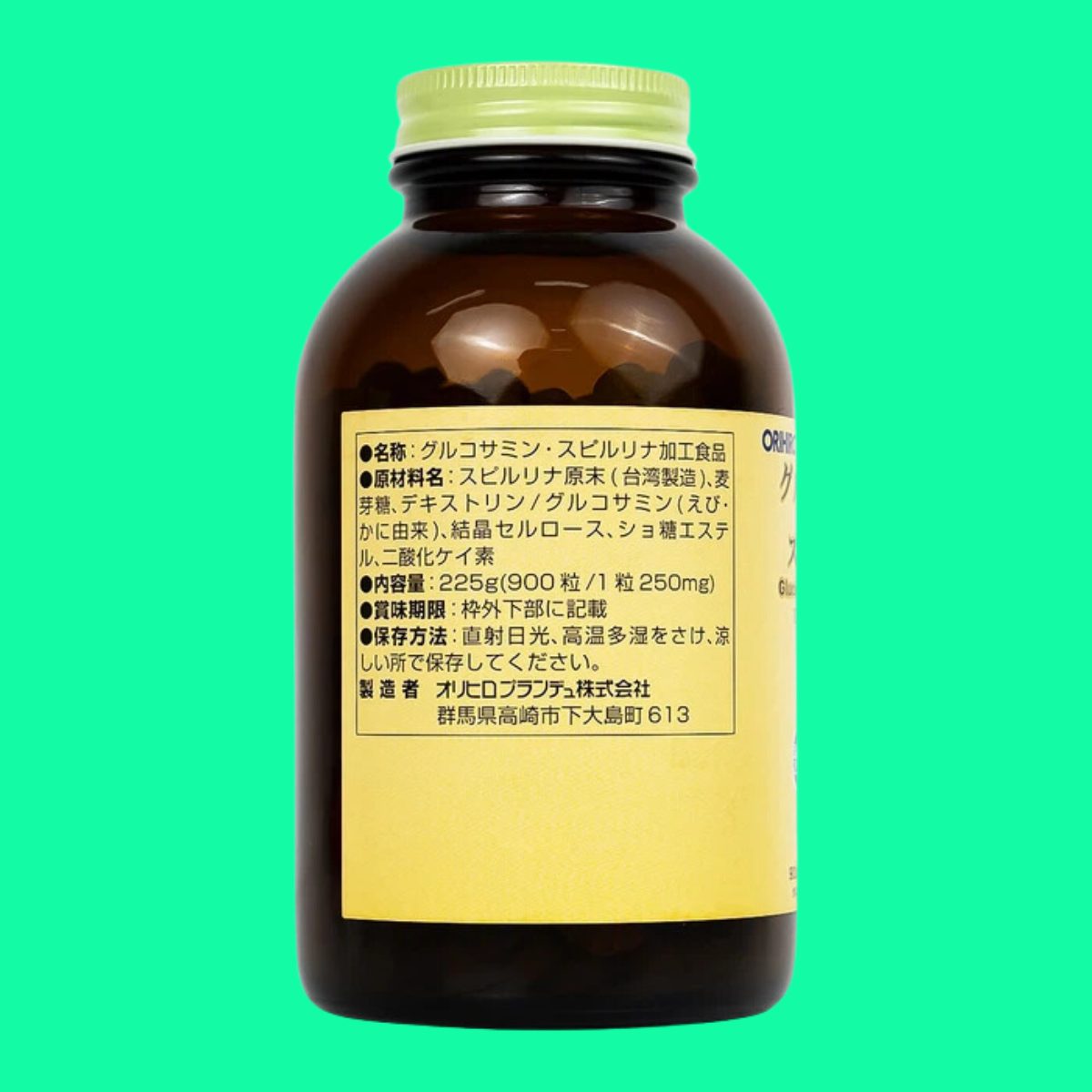 glucosamine-spirulina-orihiro-7 Glucosamine & Spirulina