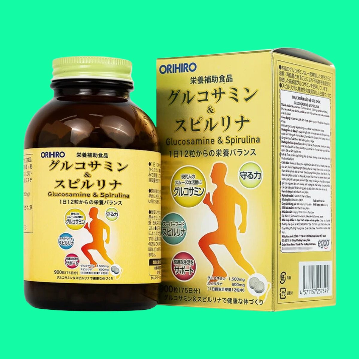 glucosamine-spirulina-orihiro Glucosamine & Spirulina