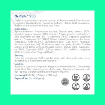 OPFE OriCells 250 capsules 8 OPFE OriCells 250 capsules