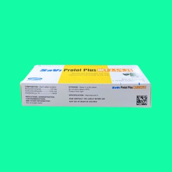 SaviProlol Plus HCT 2.5/6.25 6 Thuốc SaviProlol Plus HCT 2.5/6.25