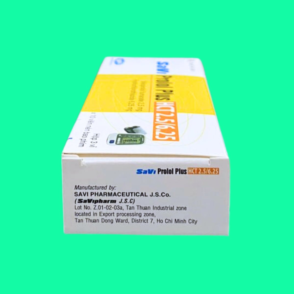 saviprolol-plus-hct-2-5-6-25-7 Thuốc SaviProlol Plus HCT 2.5/6.25