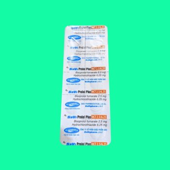 SaviProlol Plus HCT 2.5/6.25 9 Thuốc SaviProlol Plus HCT 2.5/6.25