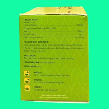Trà gừng Nam Dược 4 Trà gừng Nam Dược