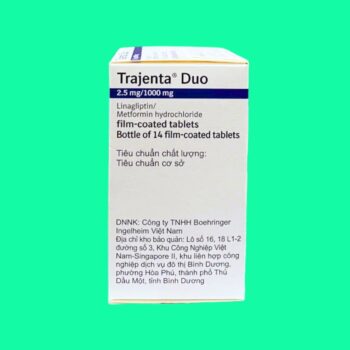 Trajenta Duo 2,5mg/1000mg 6 Thuốc Trajenta Duo 2.5mg/1000mg