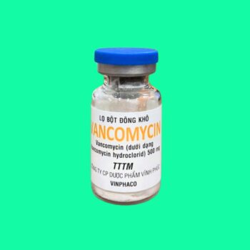 Vancomycin 500 Vinphaco 15 Thuốc Vancomycin 500 Vinphaco