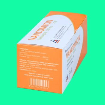 Vancomycin 500 Vinphaco 12 Thuốc Vancomycin 500 Vinphaco