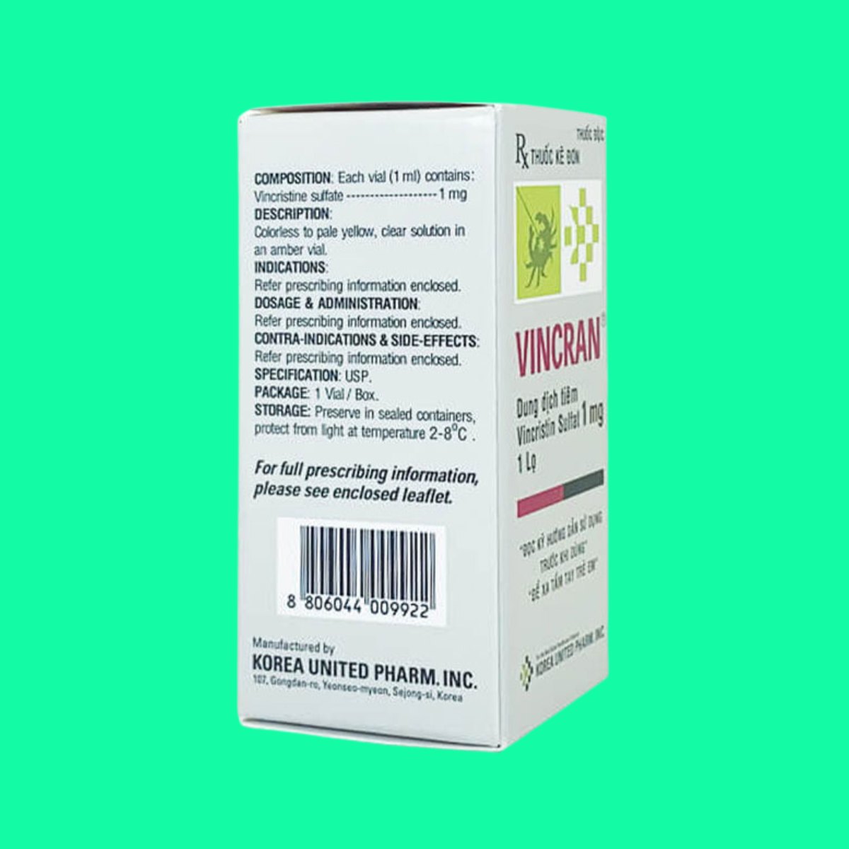 vincran-1mg-1ml-4 Thuốc Vincran 1mg/1ml