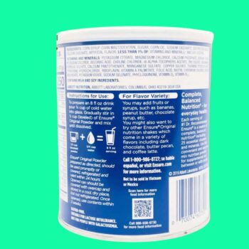 Sữa bột Ensure Original Nutrition Powder Add Water 3 Ensure Original Nutrition Powder Add Water