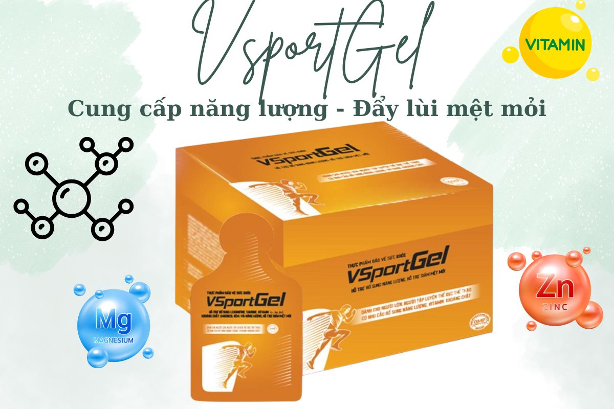 VSportGel 10 VSportGel có tác dụng gì?