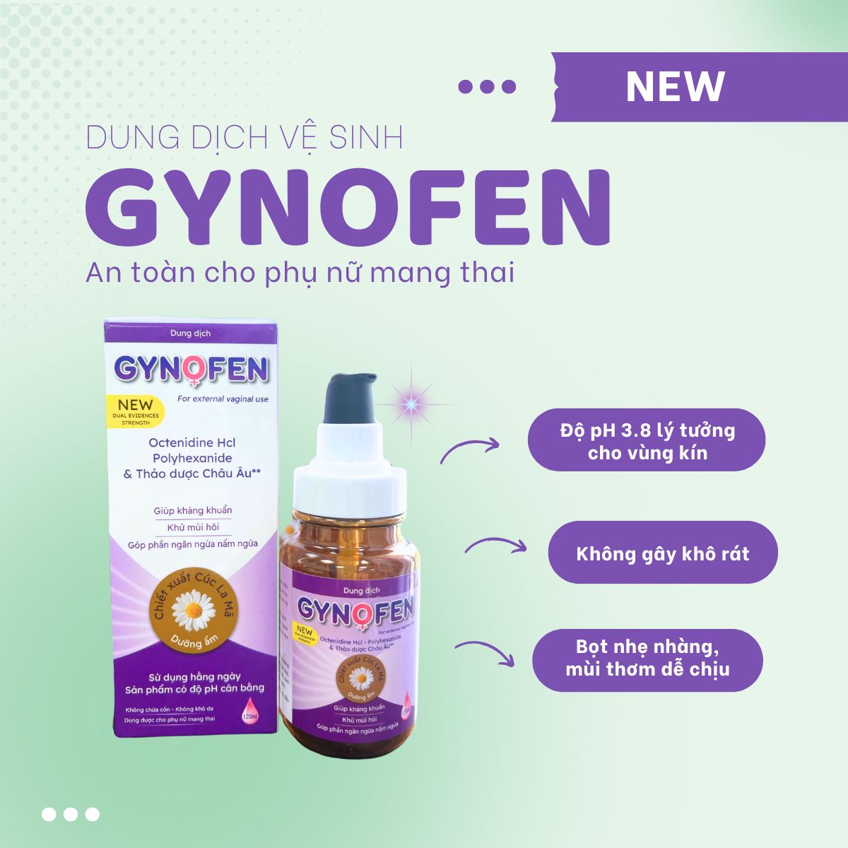 Dung dịch Gynofen 14 Dung dịch Gynofen