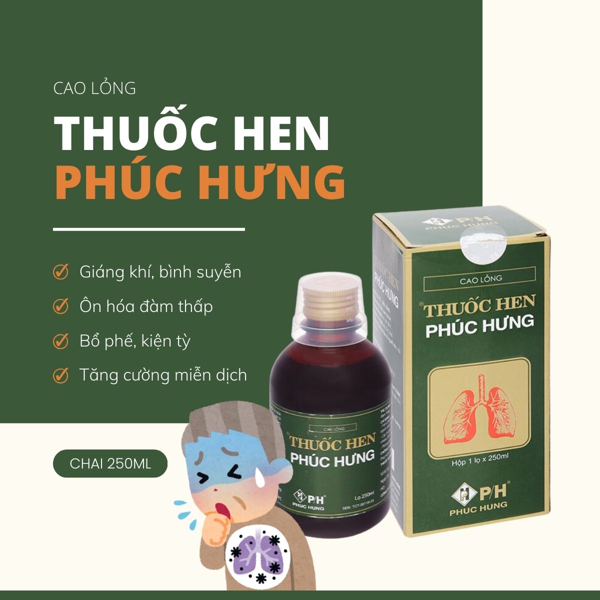 Thuốc Hen Phúc Hưng