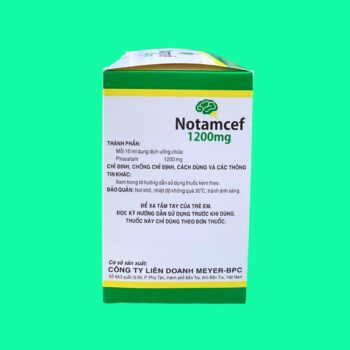 Notamcef 1200mg 5 Thuốc Notamcef 1200mg